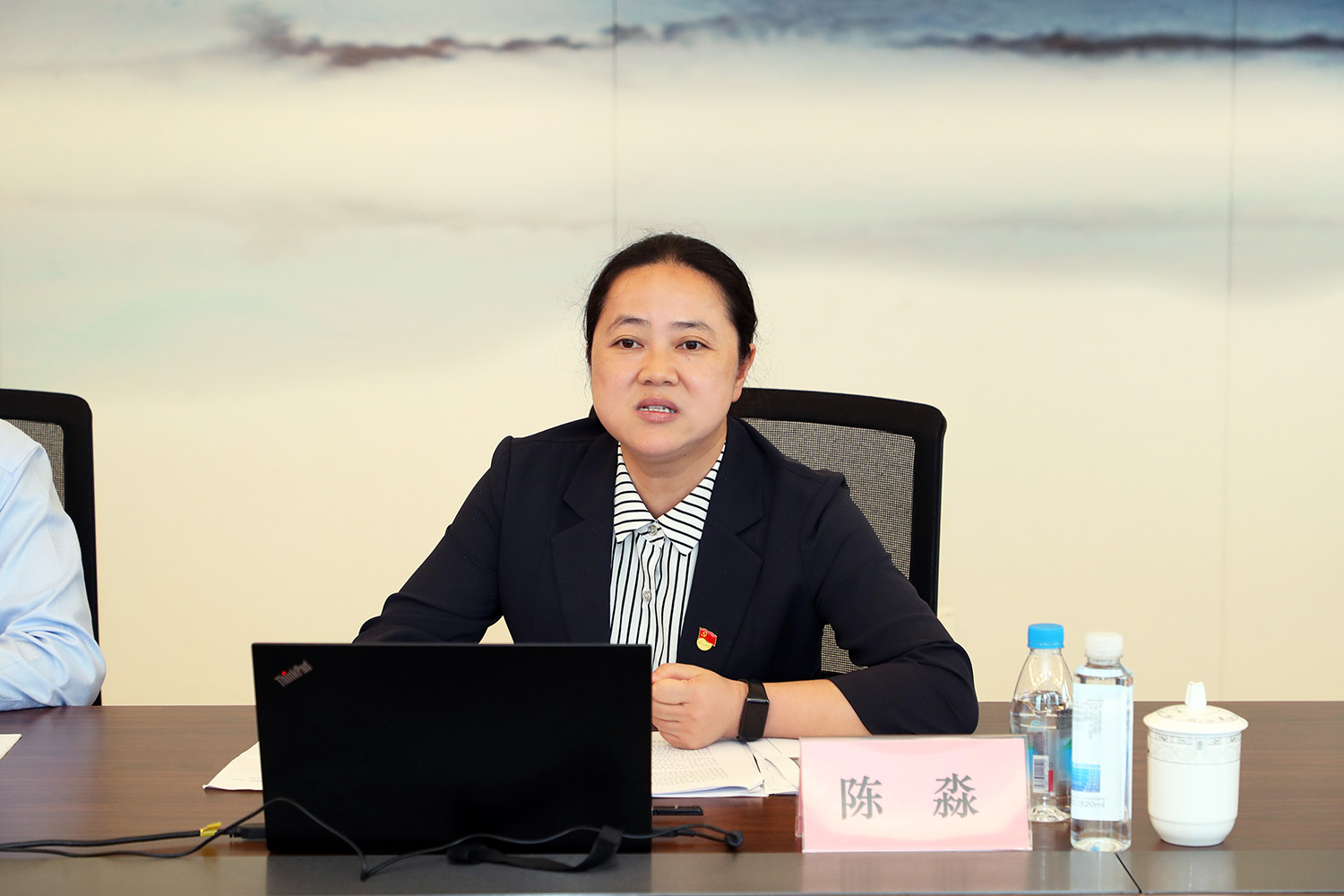 科教创新区党工委委员、管委会副主任陈淼 报告1.JPG